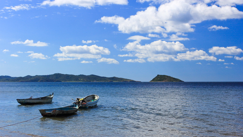 day, nature, vacations, mountain, moored, central america, mode of transportation, blue, no people, 4K, waterfront, tranquility, sky, beauty in nature