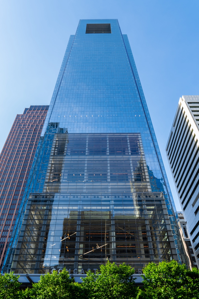 glass - material, outdoors, modern, urban photography, comcast, low angle view, office, philadelphia, 5K, tall - high, architecture, comcast building