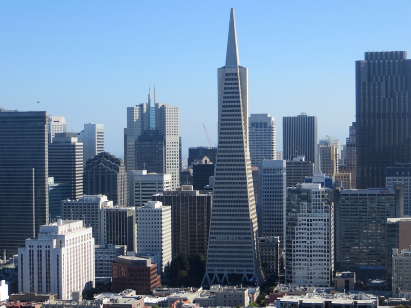 day, california, architecture, spire, outdoors, tall - high, building, nature, financial district, skyscraper, building exterior, francisco, office, landscape