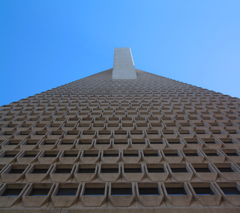 day, blue, pattern, shape, transamerica, office building exterior, travel, tourism, sunlight, low angle view, united states, built structure, travel destinations