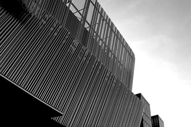 office, sunlight, day, outdoors, modern, architecture, no people, building exterior, pattern, nature, built structure, futuristic, repetition, sky, metal