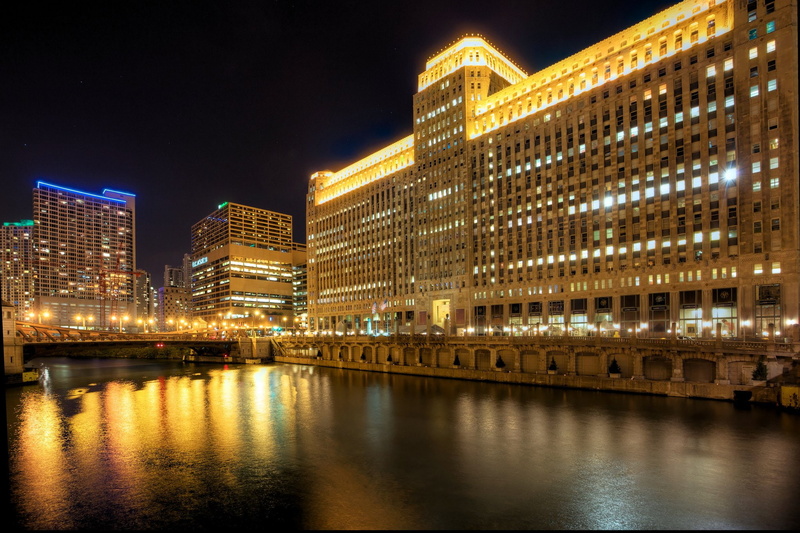1080P, mid ouest, tower, francisco, architecture, trump, usa, bridges, comta, illinois, night, skyline, city, cities, chicago
