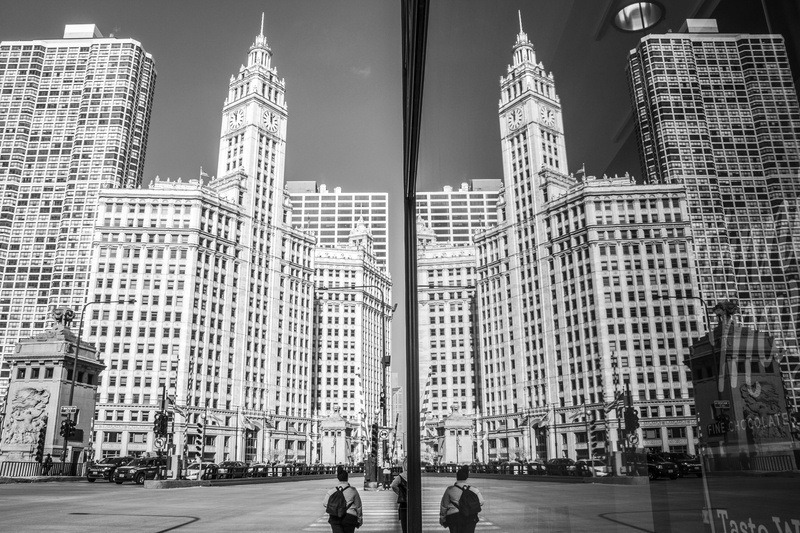 city life, united states, modern, cityscape, city street, office, 5K, financial district, spire, the wrigley building, building exterior, tall - high