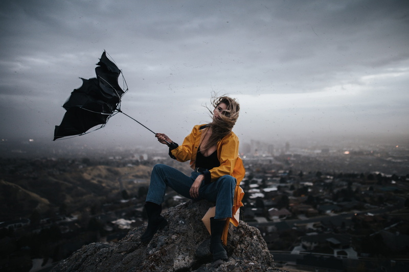 sitting, nature, cloud, people, flown, moodyportrait, portrait, women, architecture, built structure, 4K, ground, woman, building exterior, sky, gloomyportrait