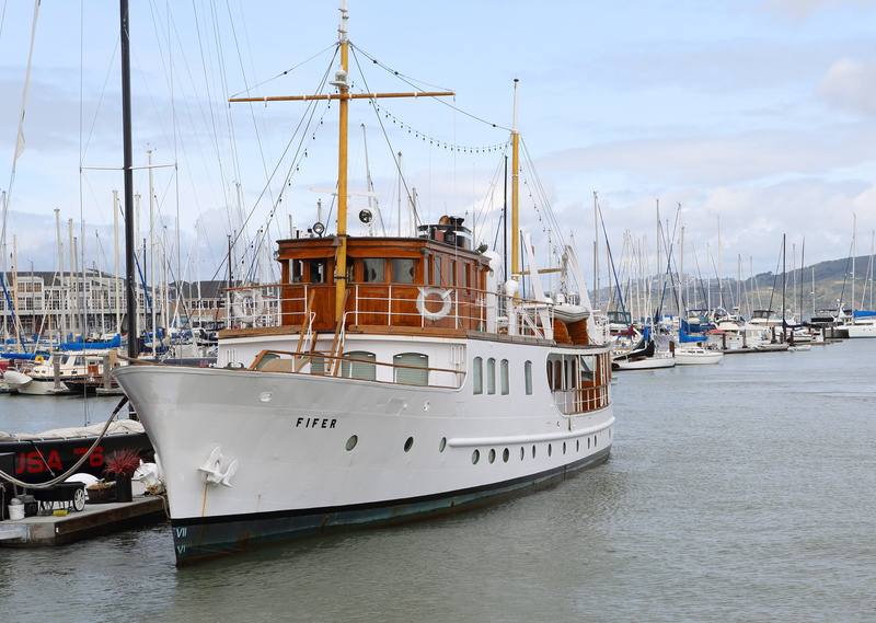 ship, sailing, yacht, sailboat, travel, bay, moored, san francisco, commercial Dock, scene, mast, outdoors, water, pacific, nautical Vessel, sky, harbor