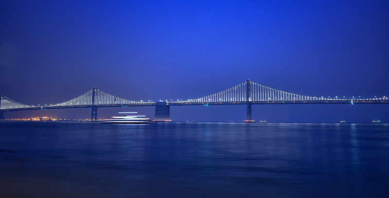 landscape, ocean, reflection, travel destinations, san-francisco, bridge - man made structure, panoramic, gray, travel, suspension bridge, san francisco