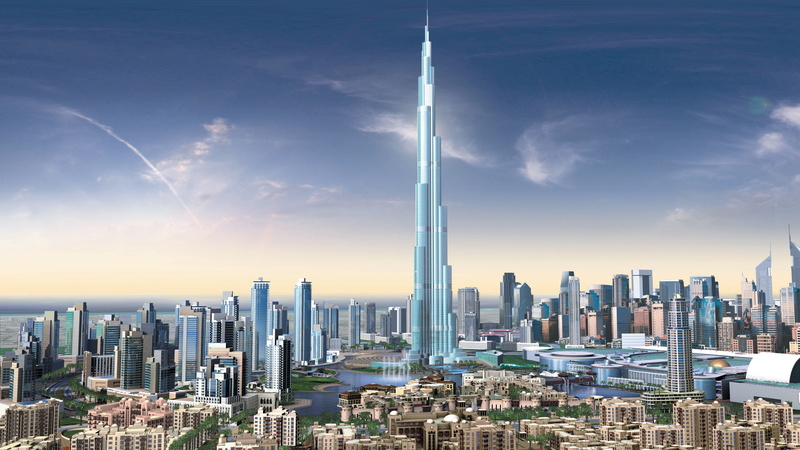 city, building, cloud - sky, structure, crowd, financial district, residential district, spire, tower, 5K, meters, landscape, world, building exterior