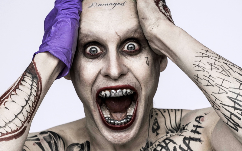 human face, one person, aggression, white background, joker, Hollywood Movies, emotional stress, headshot, fear, close-up, mouth, hopelessness, human body part
