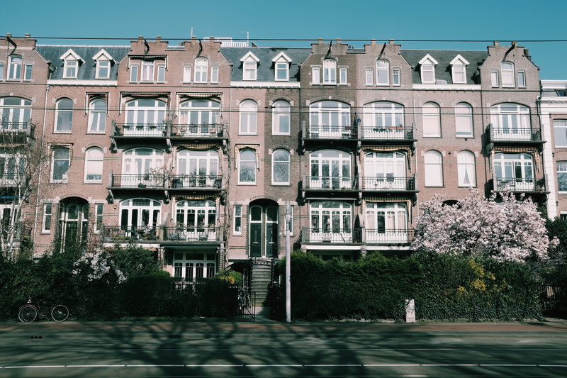 apartment, amsterdam, netherlands, city, nature, plant, water, home decor, building exterior, neighborhood, architecture, housing, oldtown, urban, sky