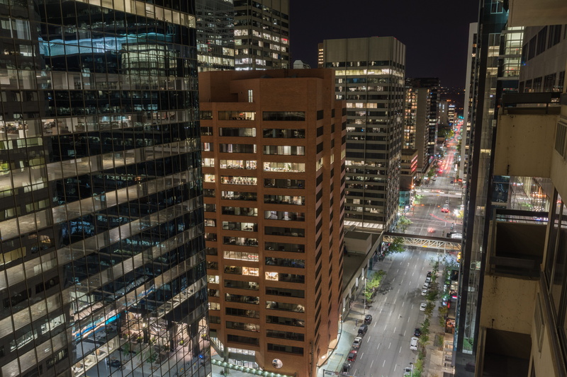 buildings, modern, office, Downtown, outdoors, transportation, city, building, illuminated, cityscape, Canada, office building exterior, residential district