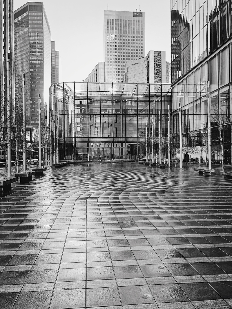 town, tall - high, metropolis, high rise, rain, built structure, financial district, street, building exterior, nature, city, outdoors, pillar, path, office building