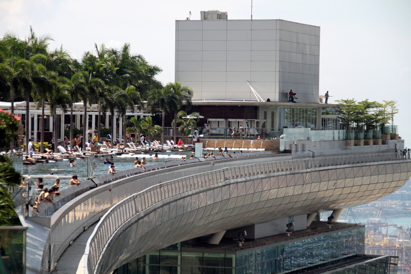 travel destinations, large group of people, city life, plant, nature, modern, city, incidental people, outdoors, singapore, architecture, travel, crowd