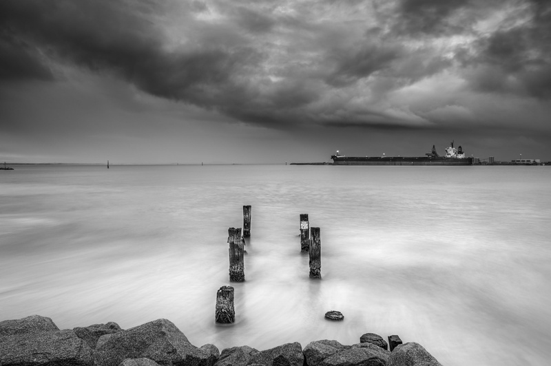 dock, photo, ship, sea, cloudy, harbor, 4K, esperance, water, overcast, port, cloud - sky, body, weather, storm cloud, rock, 85 the esplanade, storm, ocean