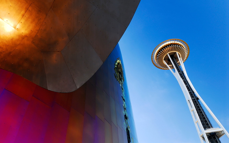 needle, seattle, tower, 1080P, space