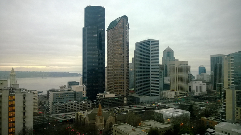 buildings, tower, downtown, washington state, built structure, office building exterior, high angle view, cityscape, pacific, puget sound, urban, puget
