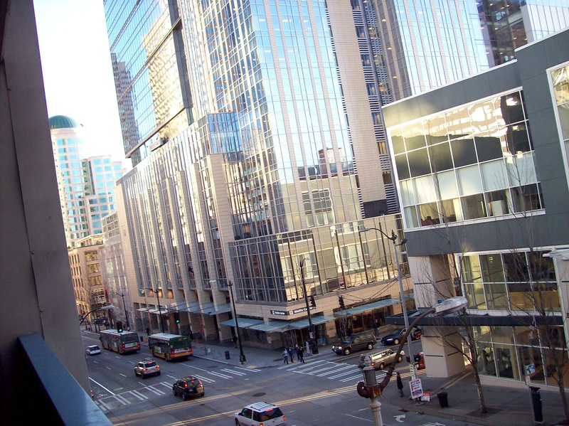 incidental people, cities, transportation, washington, financial district, land vehicle, street, office building exterior, tall - high, car, buildings