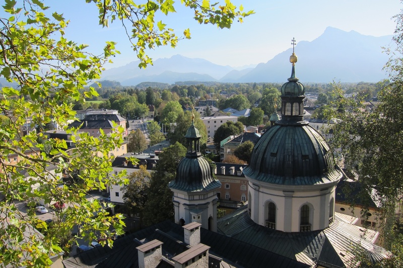 tyrol, place of worship, plant, religion, salzburg, daytime, mosque, no people, built structure, mountain, architecture, day, tree, concrete, building exterior