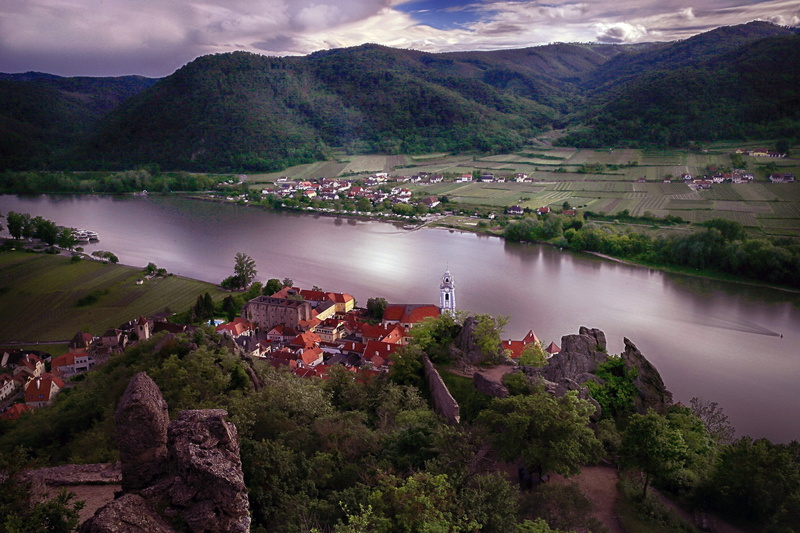 1080P, Donau, Austria, river, landscape, mountains