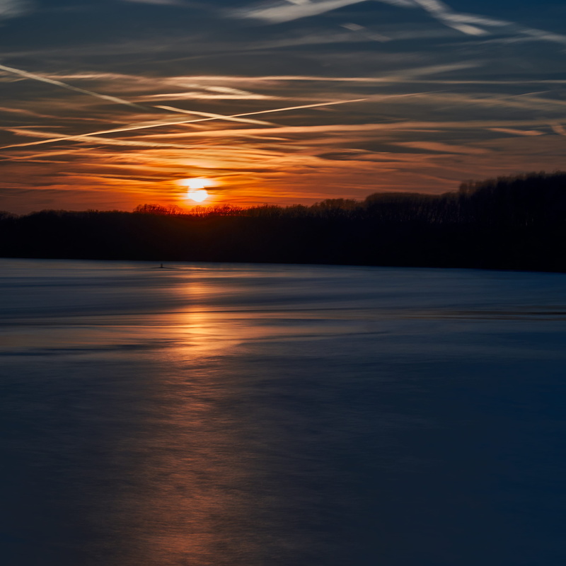 dawn, orange, waterfront, landscape, tree, long exposure, reflection, sunset, beauty in nature, devin, slovak republic, river, sunlight, romantic sky, lake