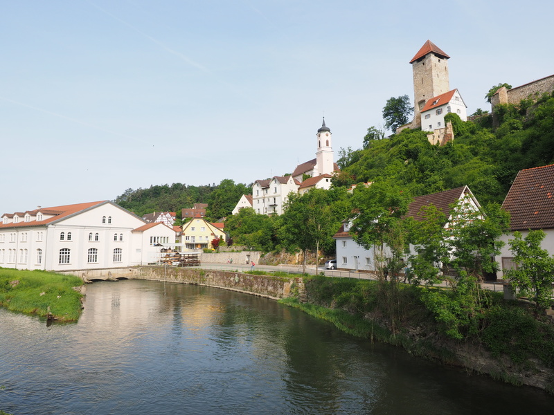 river, building exterior, castle, place of worship, europe, belief, church, community, plant, religion, baden württemberg, old, built structure, ruin, tree