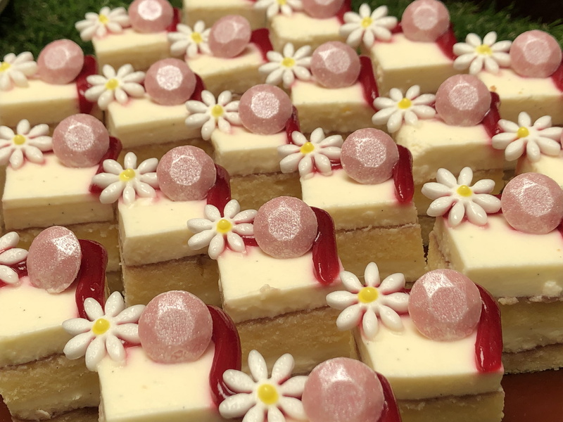 indulgence, pretty, freshness, square, 4K, singapore, food and drink, baked, flower, sweets, fudge, fullerton hotel, squares, close-up, sweet food, cocoa