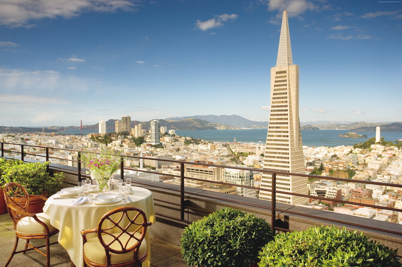 building, table, outdoors, nature, tree, building exterior, travel, Mandarin Oriental Hotel, resort, plant, tourism, 4K, tower, railing, Best Hotels of 2017
