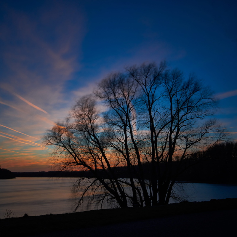 orange, plant, idyllic, lake, silhouette, sunset, cloud - sky, tranquil scene, landscape, slovak republic, sunlight, sky, tranquility, scenics - nature