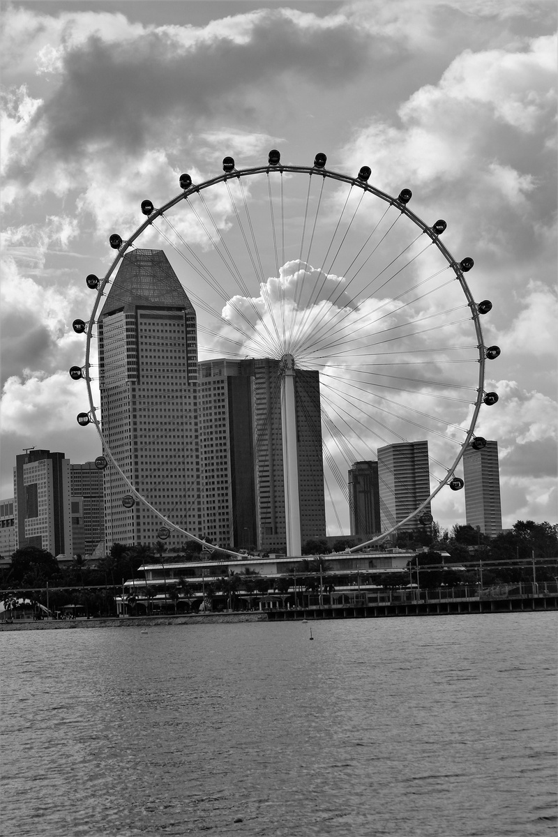 office building exterior, 5K, city, travel destinations, flyer, cloud - sky, amusement park, arts culture and entertainment, waterfront, outdoors, nature