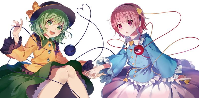 Anime, Koishi Komeiji, Satori Komeiji, Touhou, 1080P