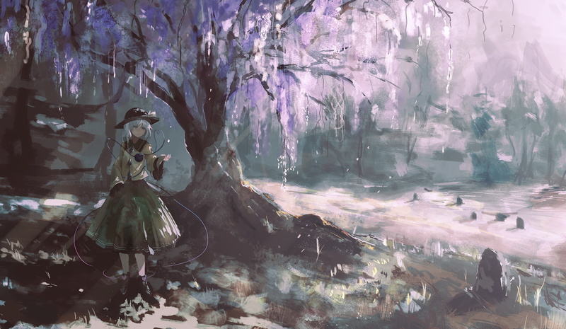 Komeiji Koishi, anime, anime girls, Touhou, 1080P