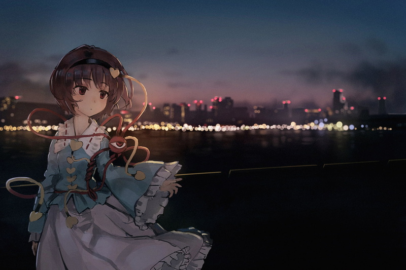 1080P, Touhou, Satori Komeiji, Girl, Anime
