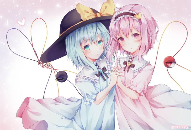 Koishi Komeiji, Touhou, 1080P, Anime, Satori Komeiji