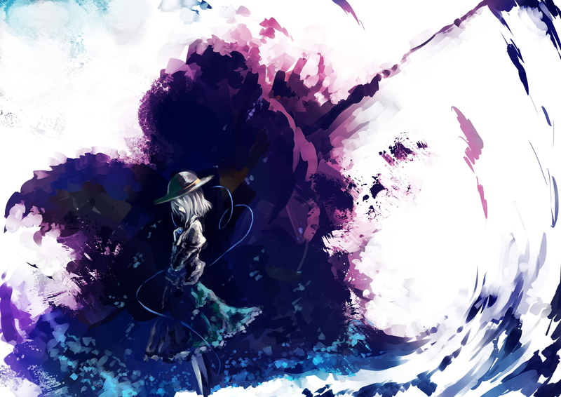 Touhou, hat, 2K, anime girls, Komeiji Koishi