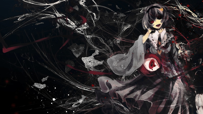 Anime, 1080P, Touhou, Dark, Satori Komeiji