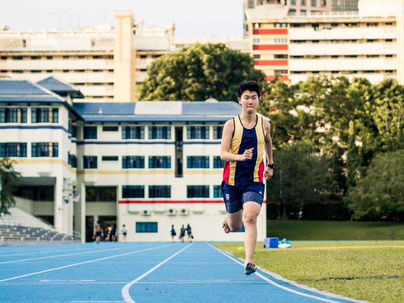 singapore, run, full length, front view, young adult, sport, 4K, child, teenage boys, acs independent, clothing, one person, architecture, lifestyles