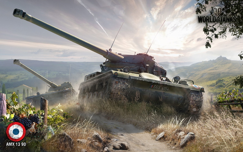 AMX 13 90, wargaming, tank, 2K, video games, World of Tanks