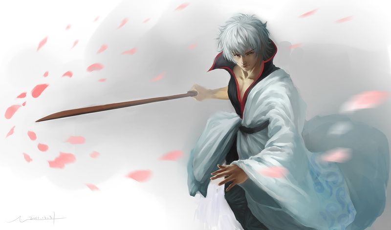 holding, three quarter length, motion, caucasian Ethnicity, waist up, senior adult, leisure activity, standing, art, red, lifestyles, man, gintama, skill