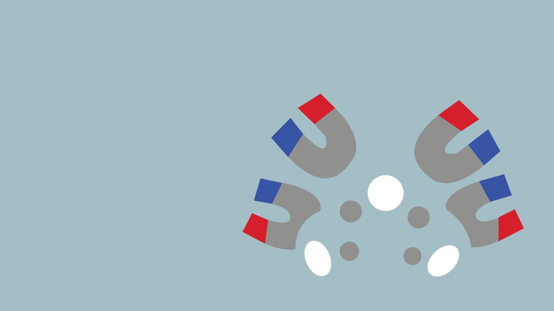 1080P, Pokémon, Magneton (Pokémon), Minimalist