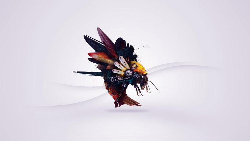 bee, 1080P, mech, mechinacal, mech bee, hd
