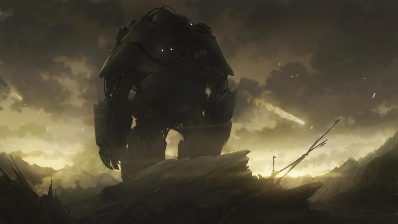 colossus, 1080P, mech, apocalyptic