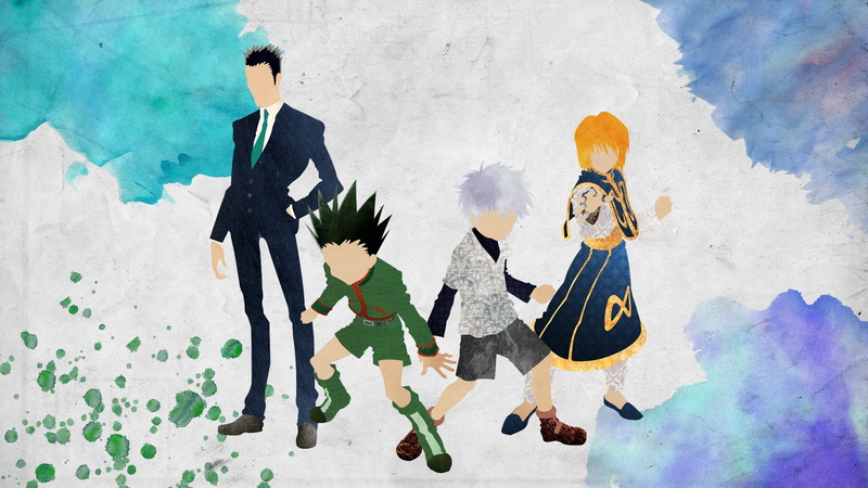 1080P, paper, creativity, representation, high angle view, nature, wall - building feature, architecture, day, anime, art and craft, multi colored, Hunter x Hunter