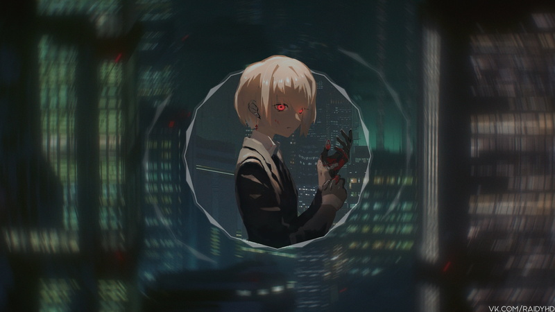 4K, anime boys, Kurapika, anime, picture-in-picture, Hunter x Hunter