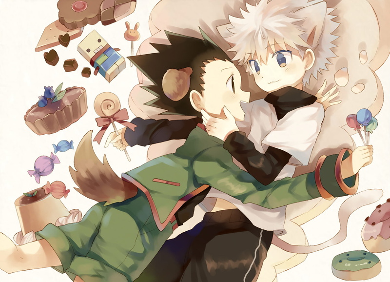 anime, Hunter x Hunter, Kurapika, 720P, anime boys, Killua Zoldyck