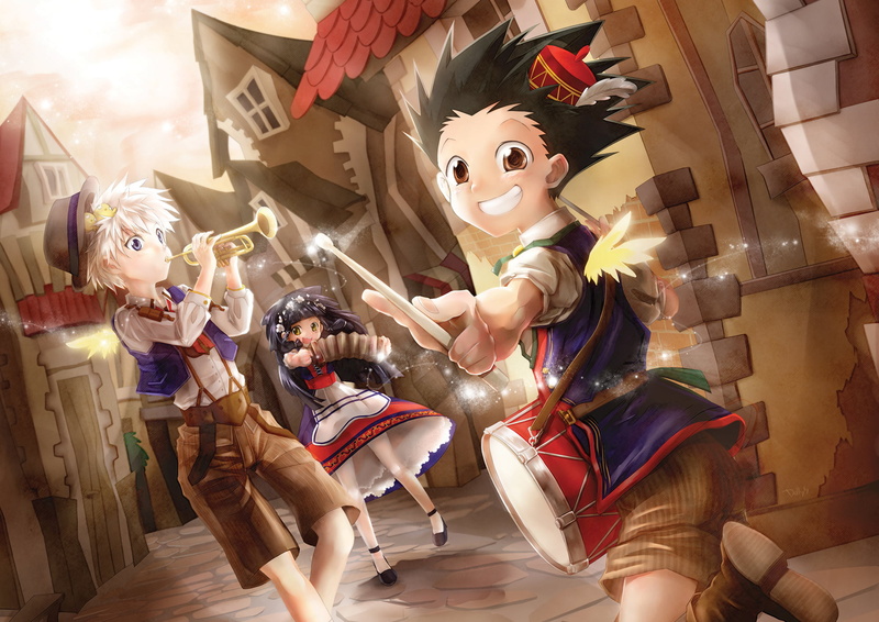 Kurapika, anime, 1080P, Killua Zoldyck, Hunter x Hunter, anime boys