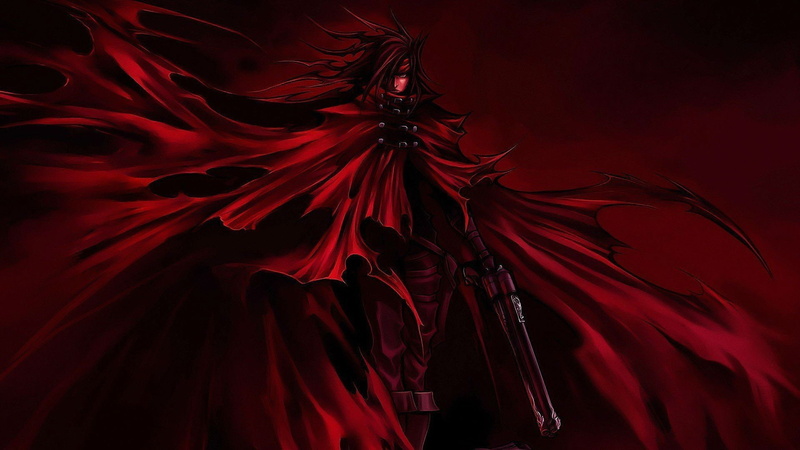 Warrior, Fantasy, Final Fantasy VII, Final Fantasy, Red, Cape, Vincent Valentine, 1080P