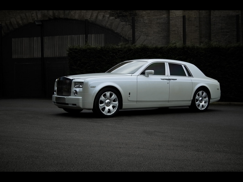 hd, 720P, rolls, white, sedan, royce, cars, phantom