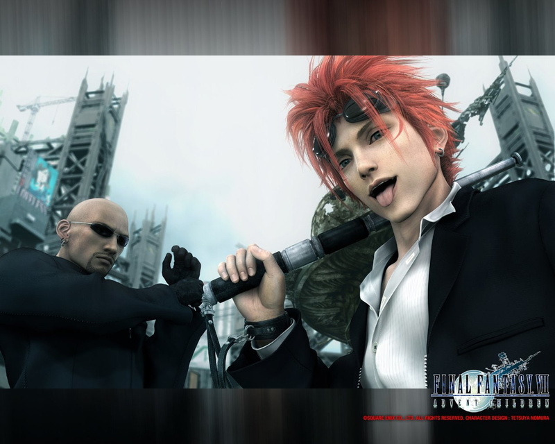 Rude (Final Fantasy), Final Fantasy VII: Advent Children, Reno (Final Fantasy), vii, fantasy, Final Fantasy, 720P, final, characters