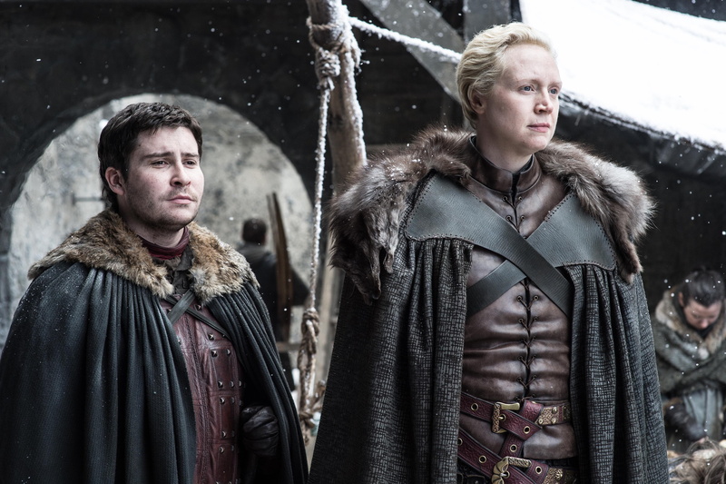 Gwendoline Christie, Podrick Payne, Game Of Thrones, Brienne Of Tarth, Daniel Portman, 4K, TV Show