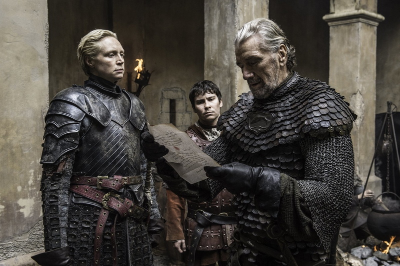 TV Show, Brienne Of Tarth, Brynden Tully, Podrick Payne, Daniel Portman, Clive Russel, Game Of Thrones, 1080P, Gwendoline Christie