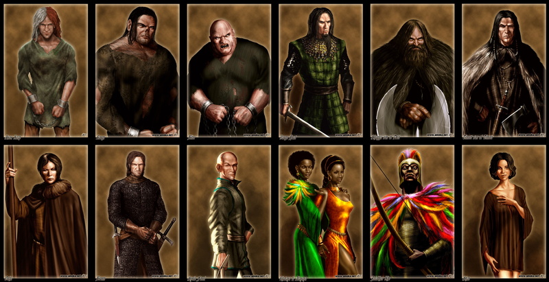 2K, Bronn (Game of Thrones), Shae (Game Of Thrones), Syrio Forel, A Song Of Ice And Fire, Jaqen Hghar, Osha (Game Of Thrones), Fantasy